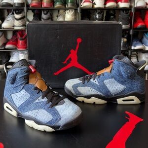 2019 Air Jordan Retro 6 ‘Washed Denim’ Size 8 Mens